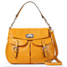 Designer Front Double-Pockets Fashion Lady Handbag (LY0096)